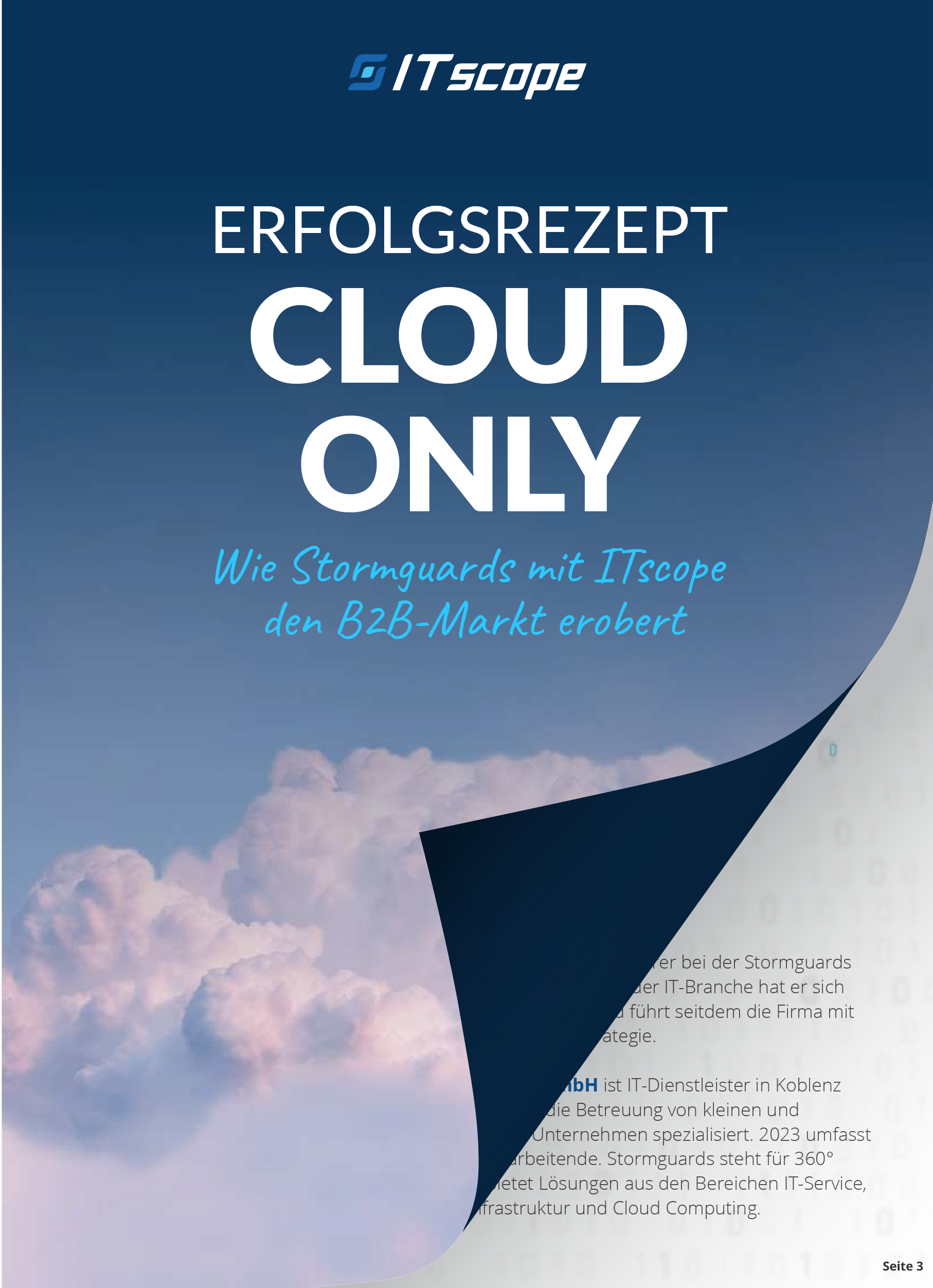 Erfolgsrezept Cloud Only: Sucess Story von ITscope und Stormguards